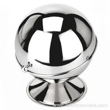 Stainless Steel Multi-purpose Sugar Bowl With Roll Top